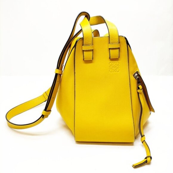 LOEWE Hand Bag Hammock Yellow Leather 4470819 - Picture 1 of 16
